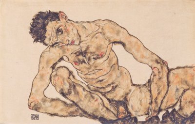 Autoritratto nudo da Egon Schiele